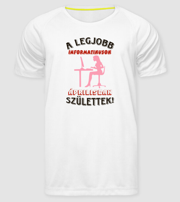  minta fehér pólón