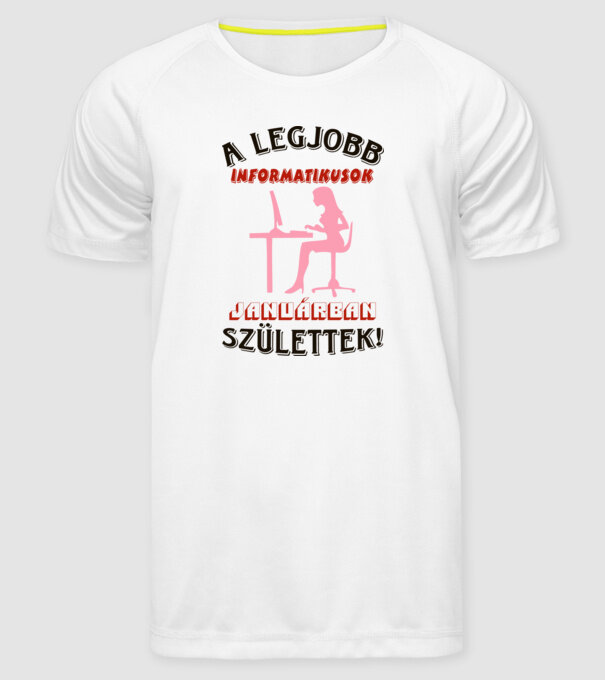  minta fehér pólón