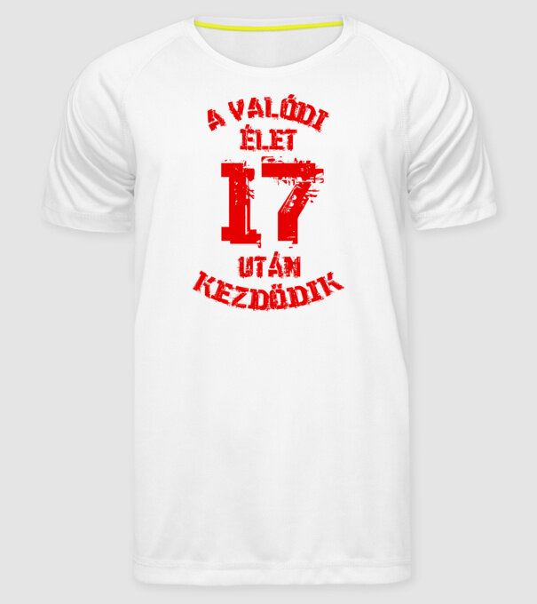  minta fehér pólón