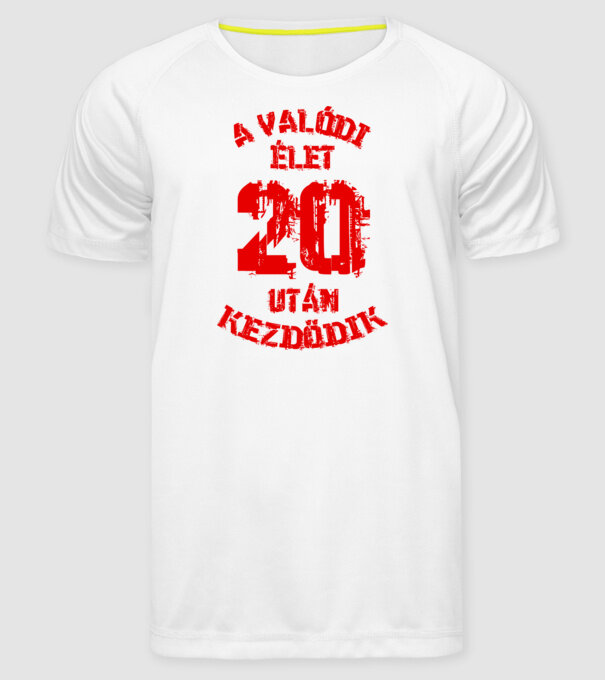  minta fehér pólón