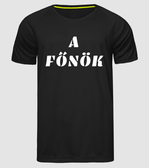  minta fekete pólón