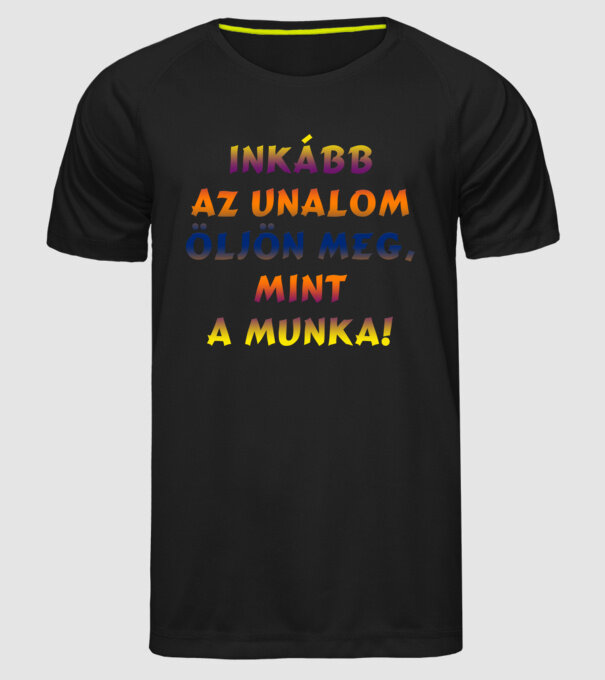  minta fekete pólón