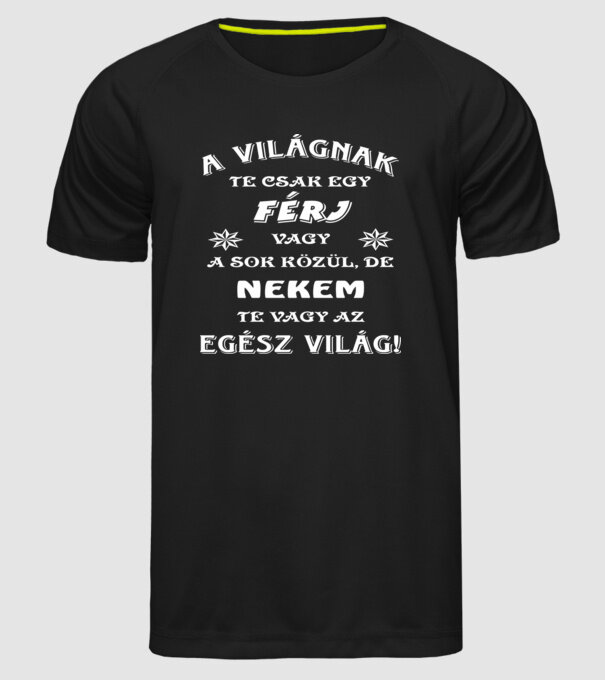 minta fekete pólón