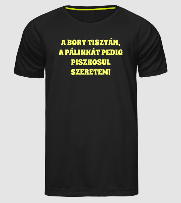  minta fekete pólón