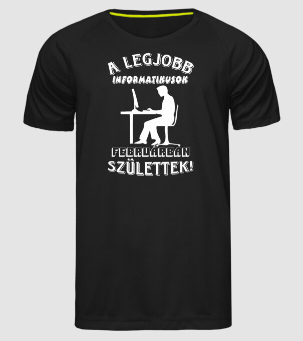  minta fekete pólón