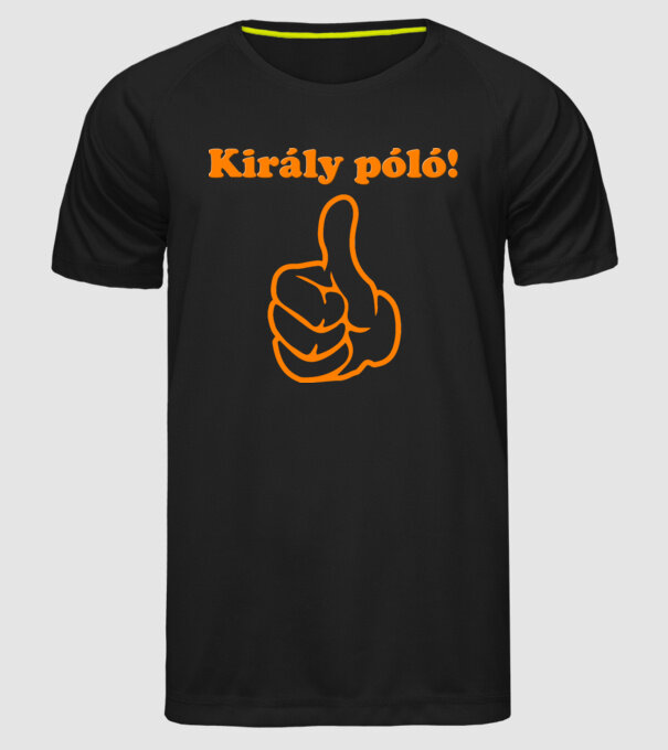  minta fekete pólón