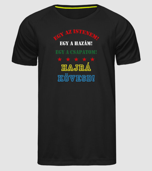  minta fekete pólón