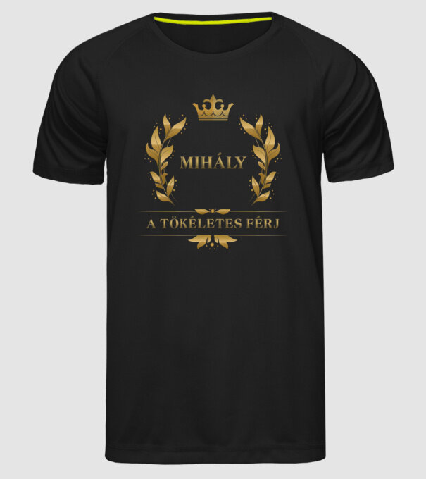  minta fekete pólón