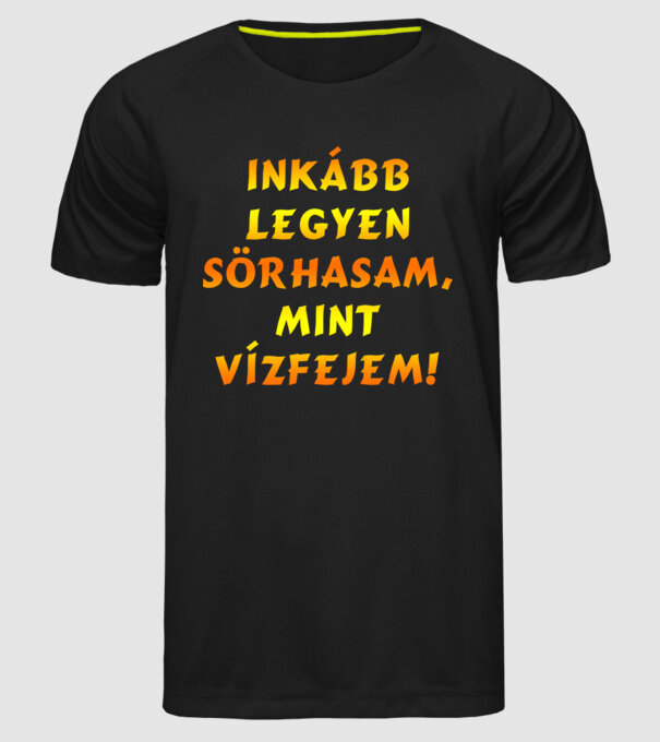 minta fekete pólón