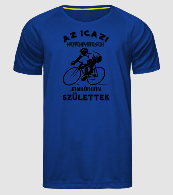  minta királykék pólón