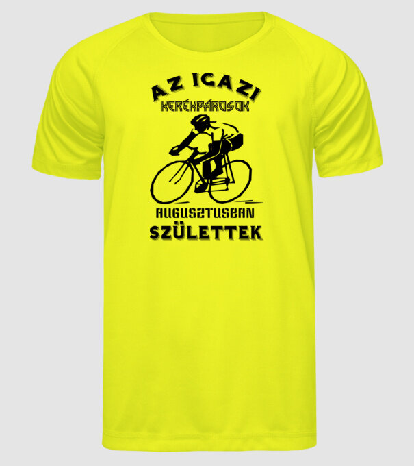  minta neonsárga pólón