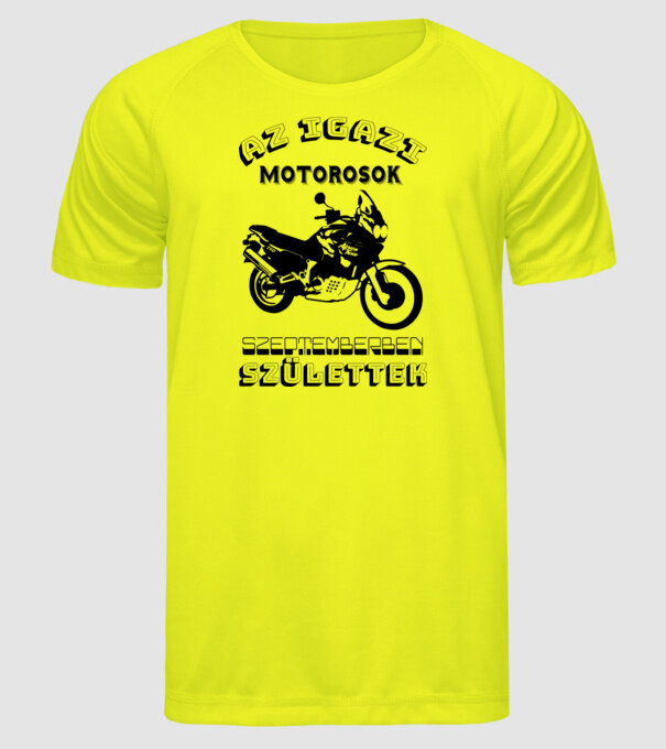  minta neonsárga pólón