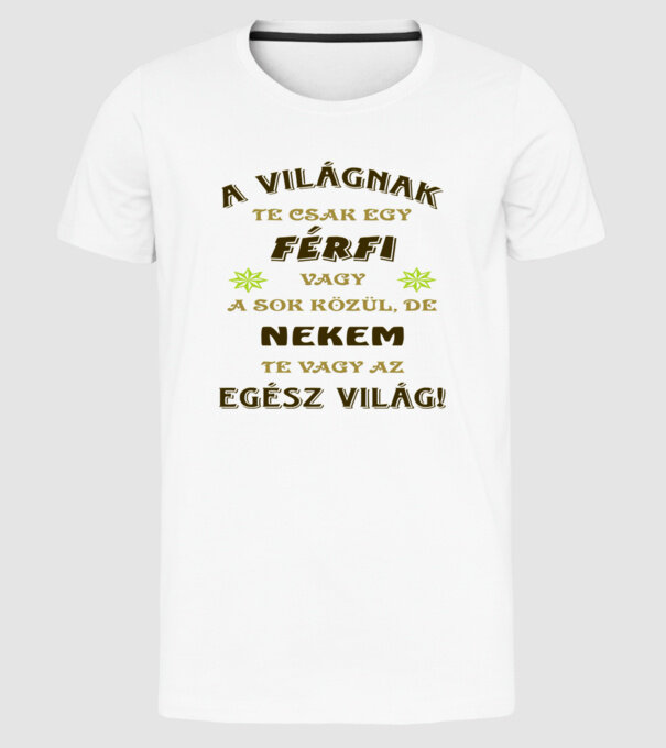  minta fehér pólón