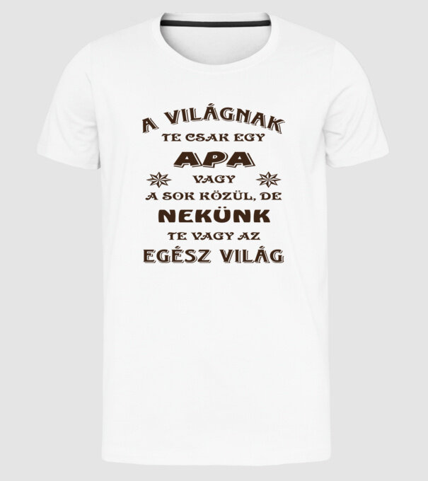  minta fehér pólón