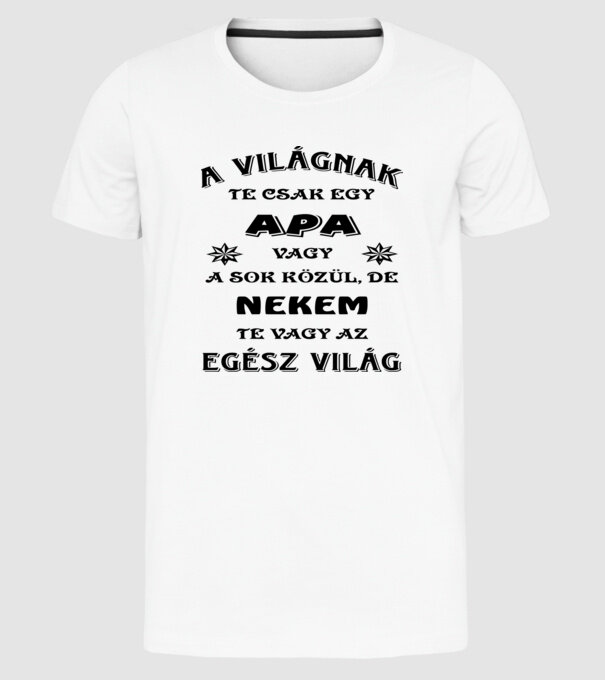  minta fehér pólón