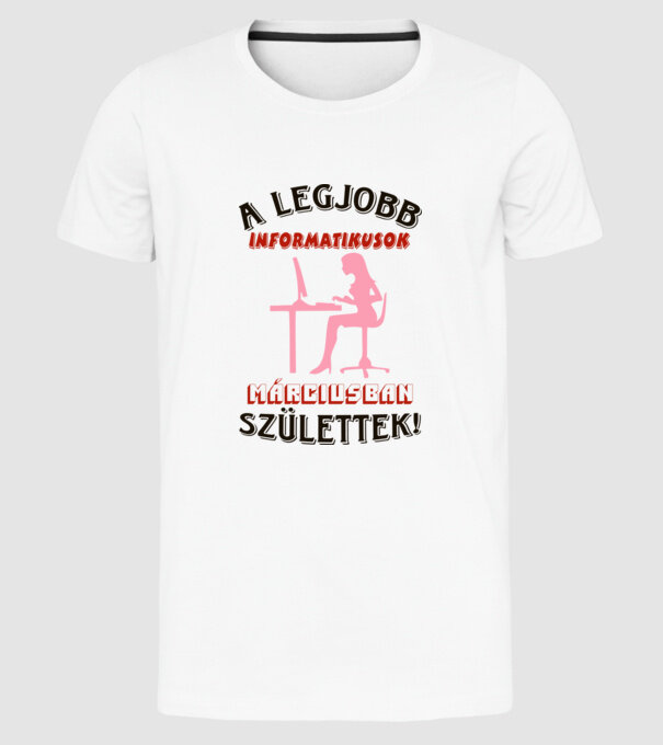  minta fehér pólón