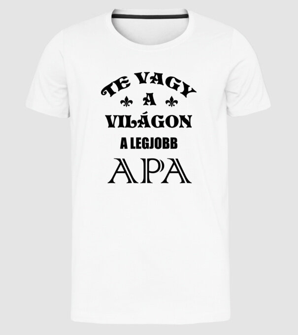  minta fehér pólón