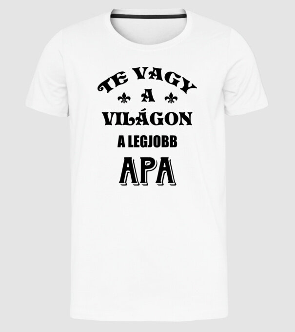  minta fehér pólón