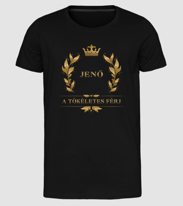  minta fekete pólón