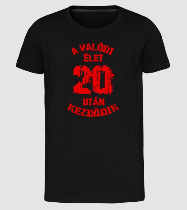  minta fekete pólón