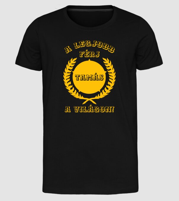  minta fekete pólón