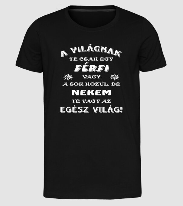  minta fekete pólón