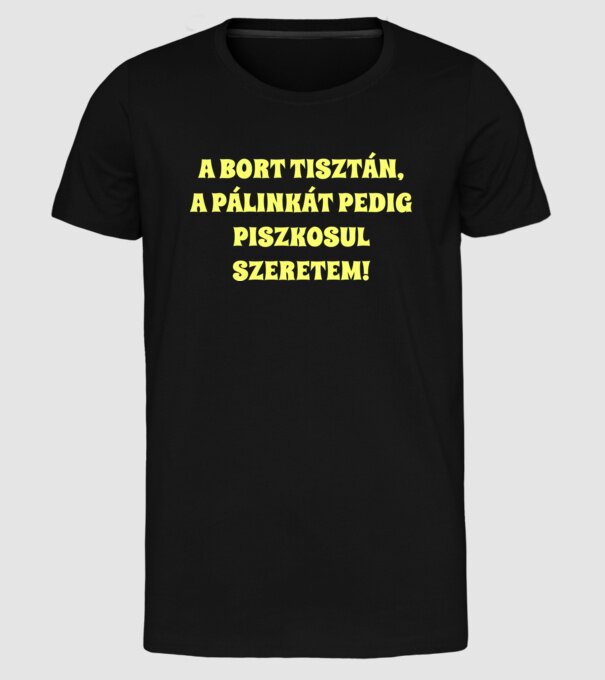  minta fekete pólón