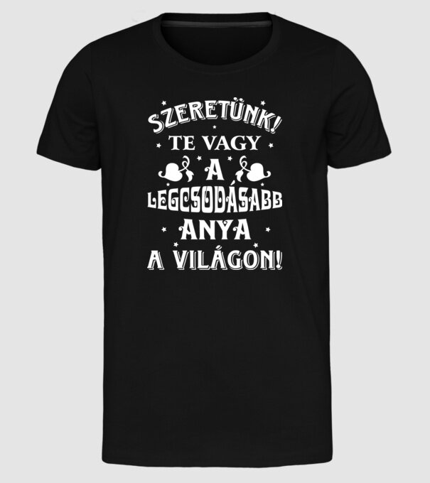  minta fekete pólón