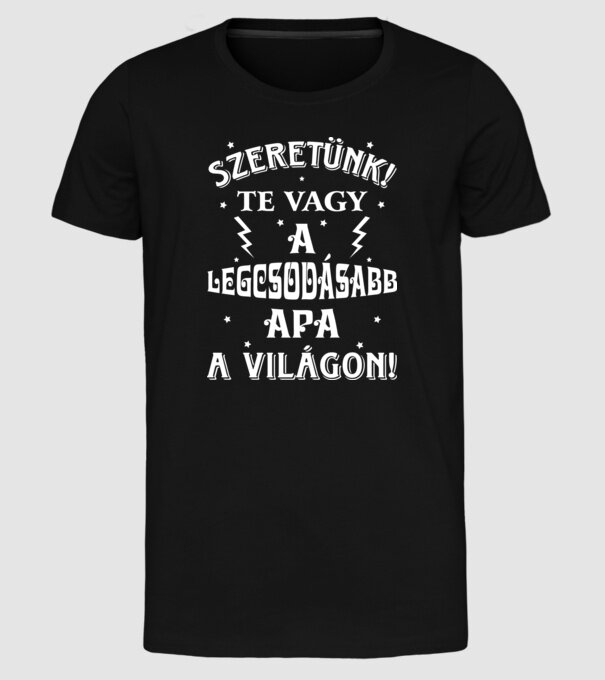  minta fekete pólón