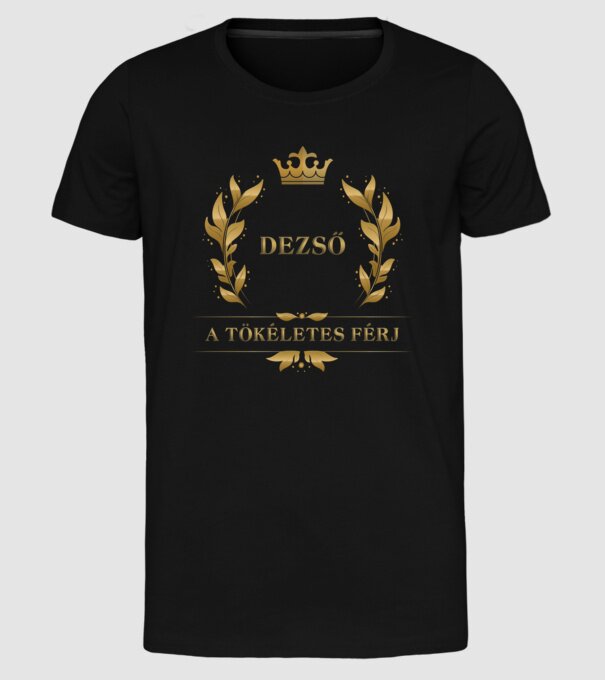  minta fekete pólón