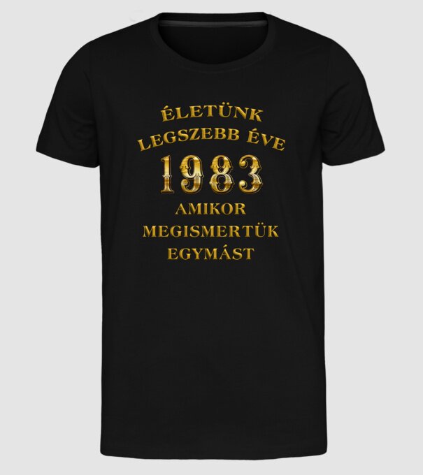  minta fekete pólón