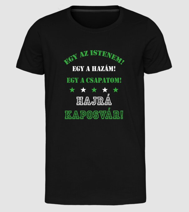  minta fekete pólón