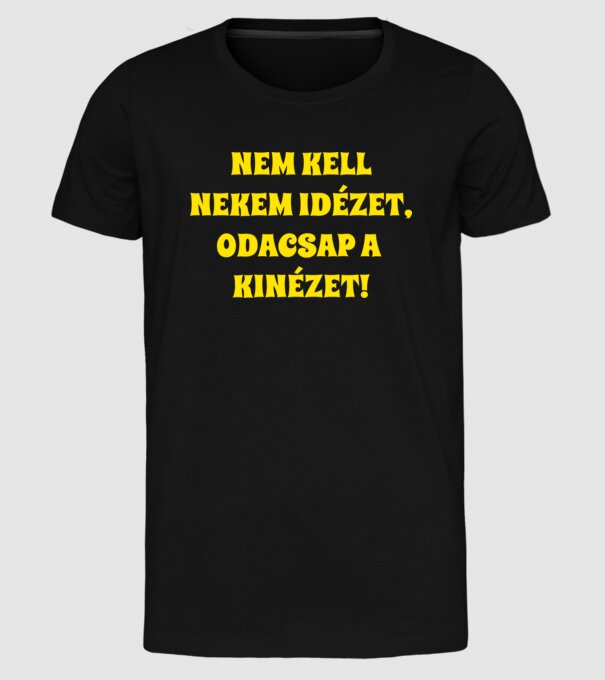  minta fekete pólón
