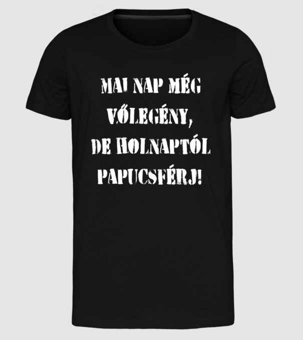  minta fekete pólón