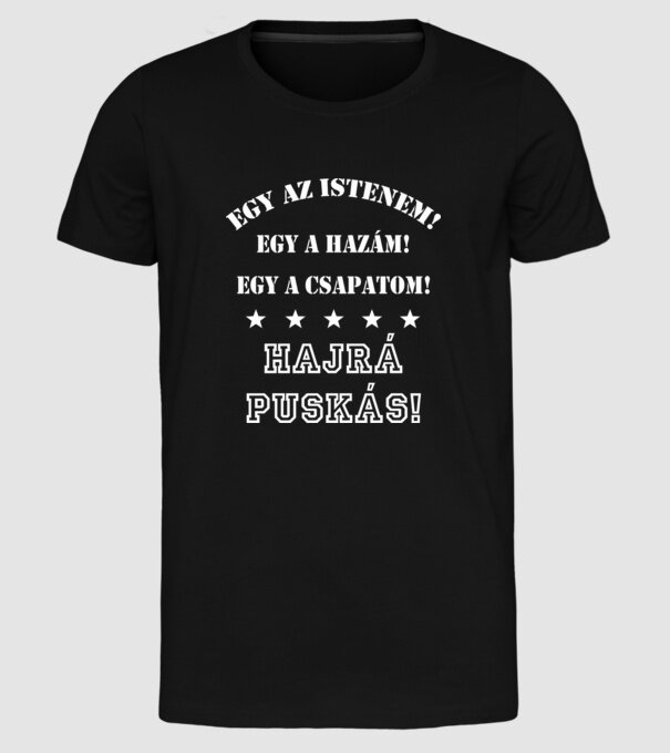  minta fekete pólón