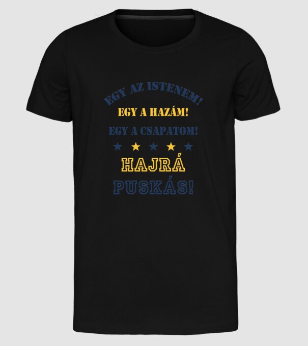  minta fekete pólón