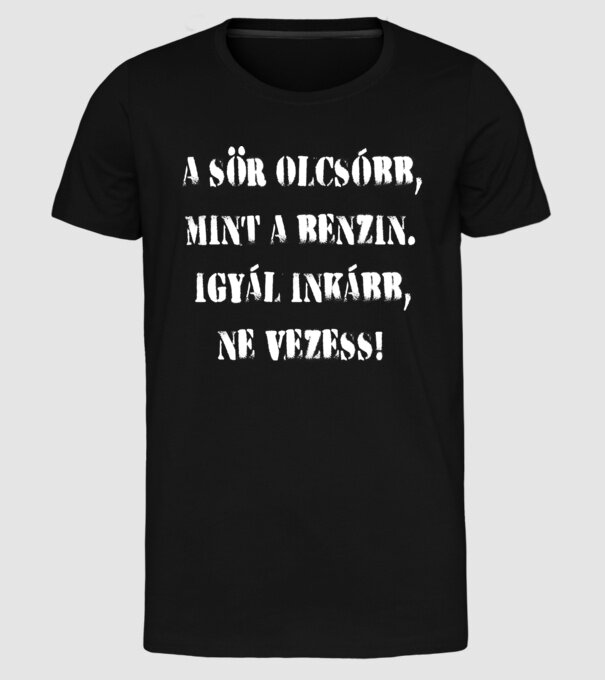  minta fekete pólón