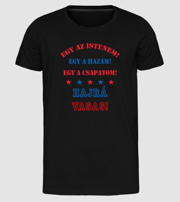  minta fekete pólón