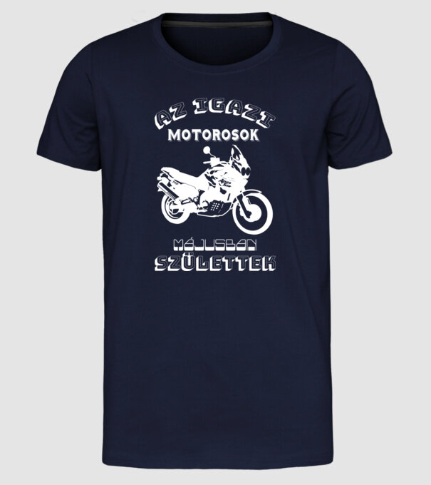  minta sötétkék pólón