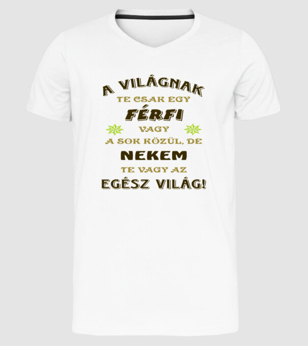  minta fehér pólón