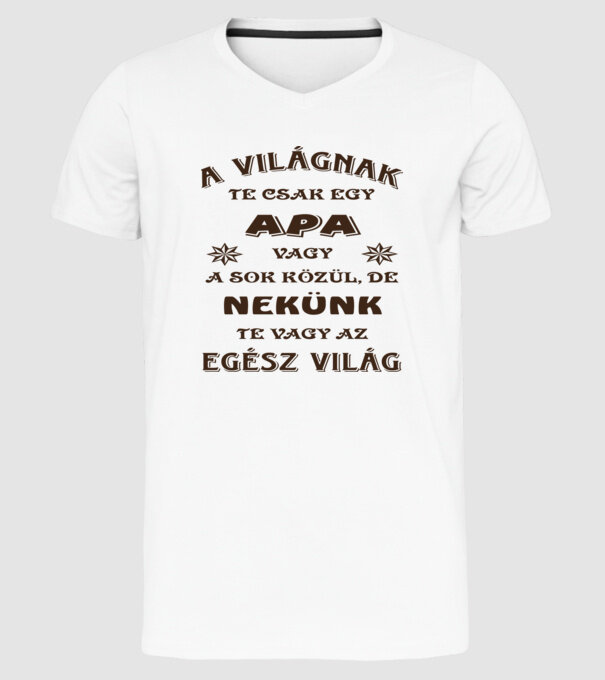  minta fehér pólón