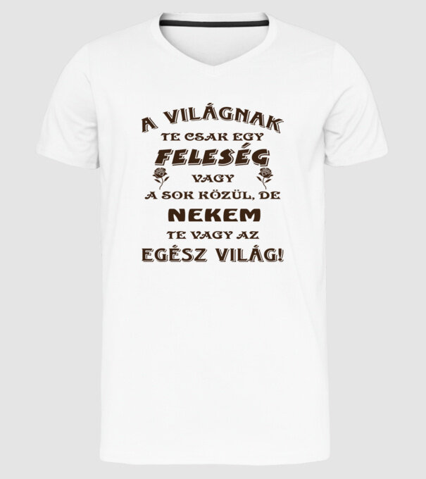  minta fehér pólón