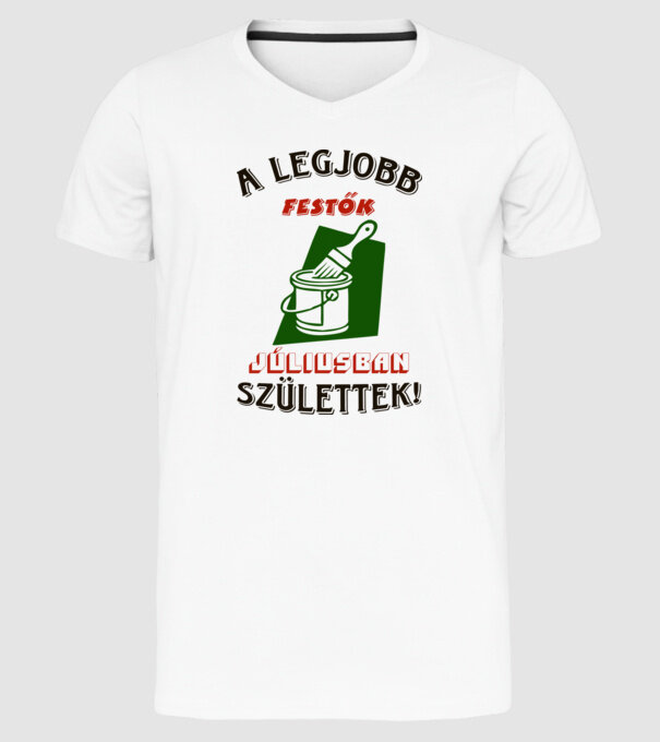  minta fehér pólón