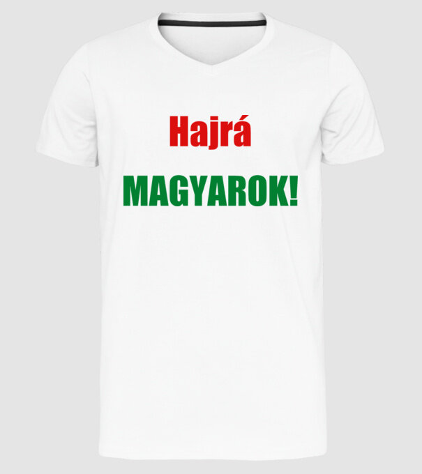  minta fehér pólón