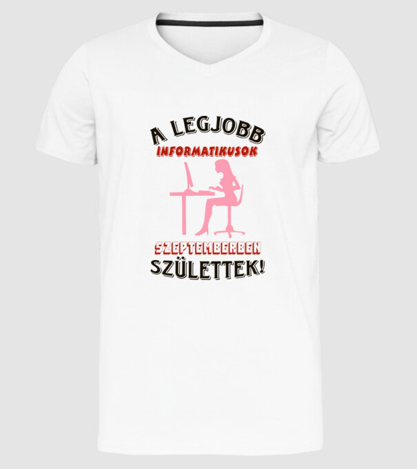  minta fehér pólón