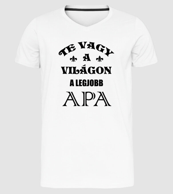  minta fehér pólón