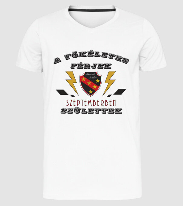  minta fehér pólón