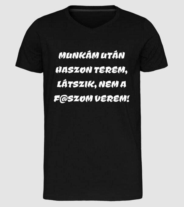  minta fekete pólón
