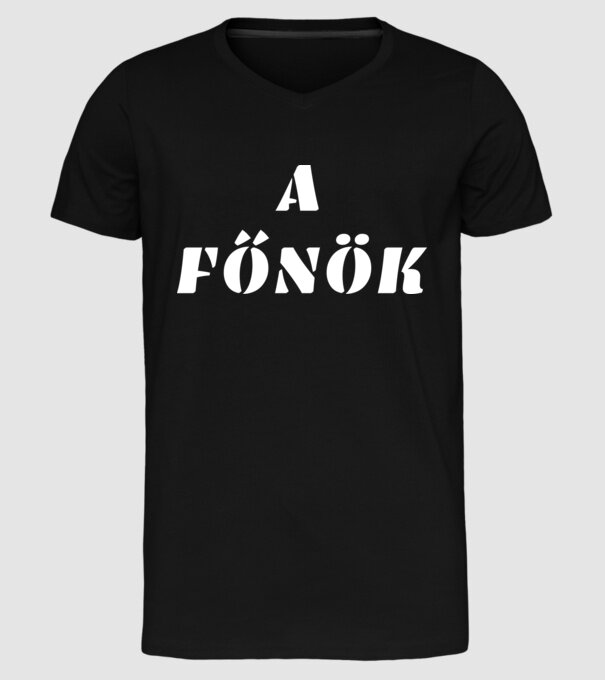  minta fekete pólón