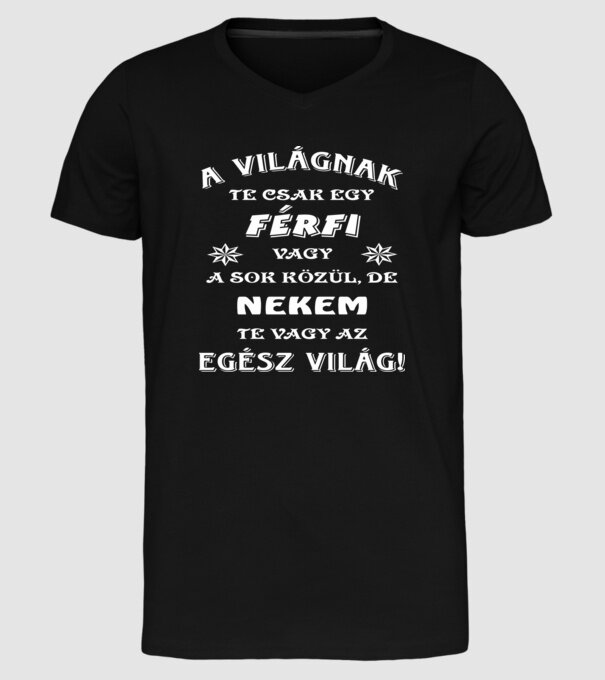  minta fekete pólón